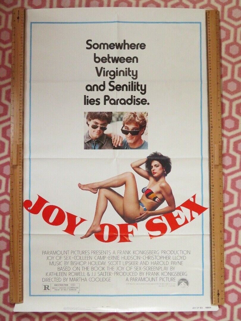 JOY OF SEX US ONE SHEET POSTER CAMERON DYE COLLEEN CAMP 1984