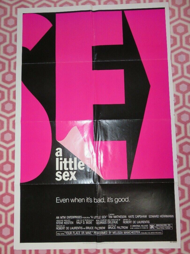 A LITTLE SEX US ONE SHEET POSTER TIM MATHESON 1982