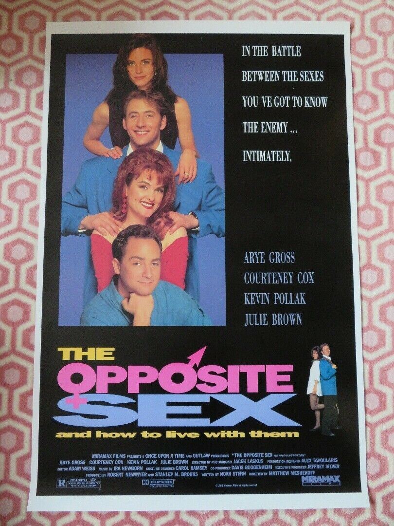 THE OPPOSITE SEX AND HOW TO LIVE WITH THEM US ONE SHEET ROLLED POSTER C COX  1992