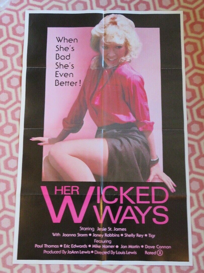 HER WICKED WAYS FOLDED US ONE SHEET POSTER JESSIE ST.JAMES JOANNA STOR –  Rendezvous Cinema