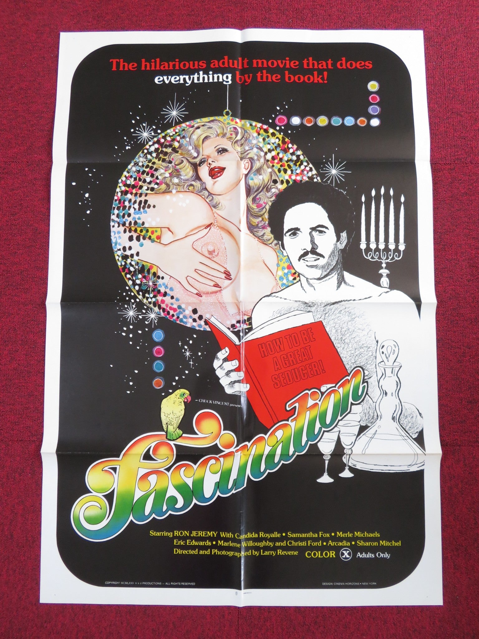 FASCINATION FOLDED US ONE SHEET POSTER RON JEREMY CANDIDA ROYALLE 1980 –  Rendezvous Cinema