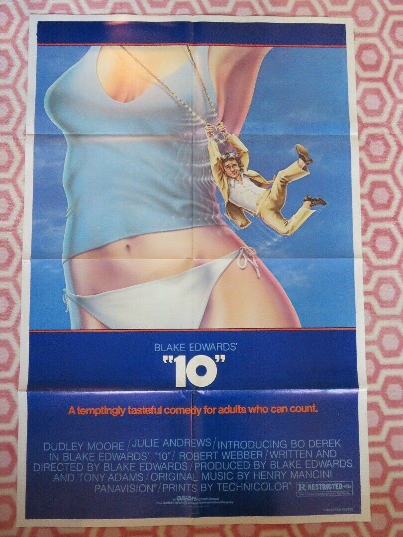 10 FOLDED US ONE SHEET POSTER BLAKE EWARDS DUDLEY MOORE 1979 - Rendezvous Cinema