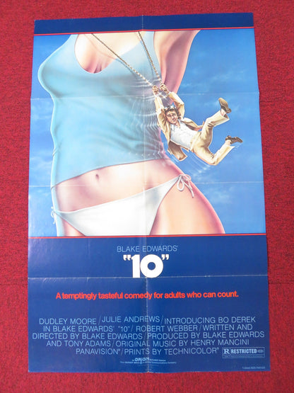 10 FOLDED US ONE SHEET POSTER BO DEREK DUDLEY MOORE 1979 - Rendezvous Cinema