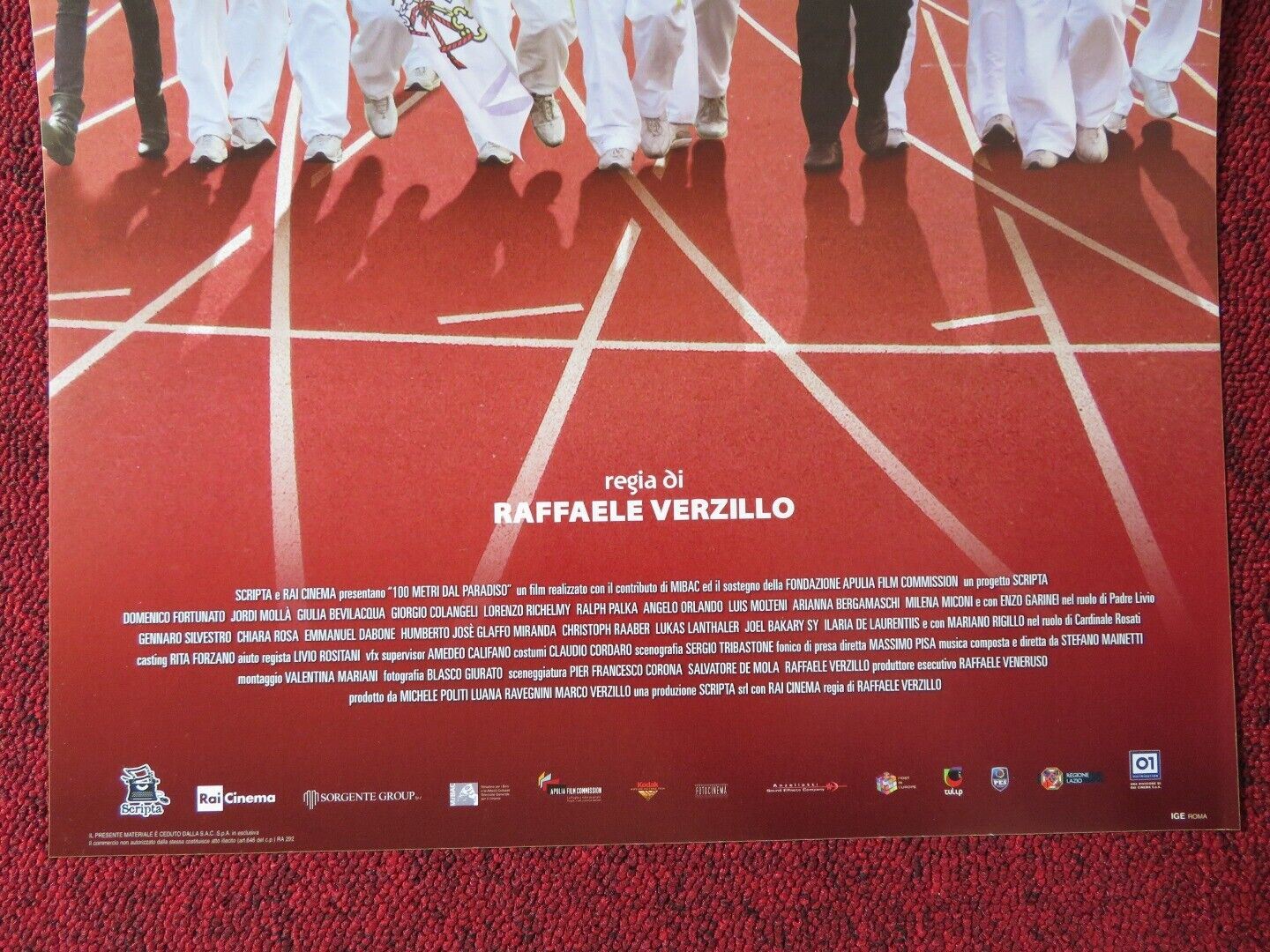 100 METRIDAL PARADISO ITALIAN LOCANDINA (26.5"x12.5") POSTER A BERGAMASCHI 2012 - Rendezvous Cinema