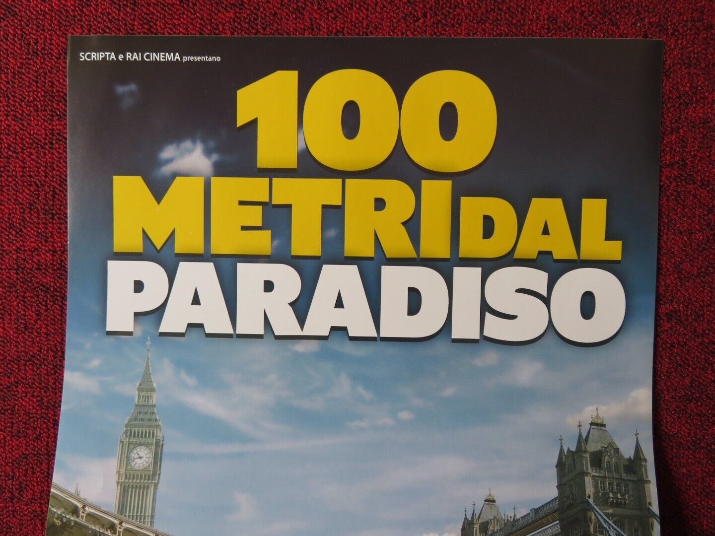 100 METRIDAL PARADISO ITALIAN LOCANDINA (26.5"x12.5") POSTER A BERGAMASCHI 2012 - Rendezvous Cinema