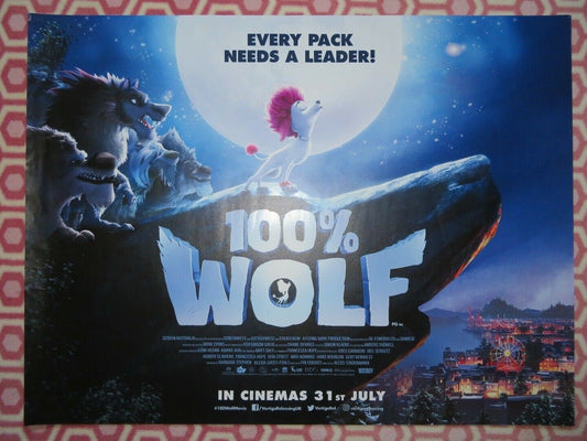 100% WOLF QUAD (30"x 40") ROLLED POSTER JAYNE LYONS JANE LYNCH 2020 - Rendezvous Cinema