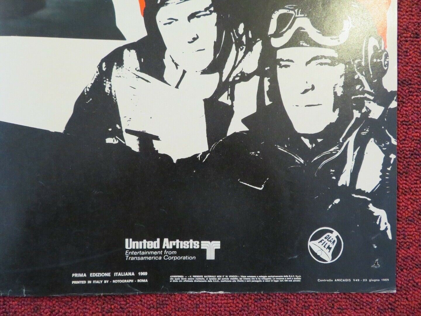 1000 AQUILE SU KREISTAG / THE THOUSAND PLANE RAID ITALIAN FOTOBUSTA POSTER 1969 - Rendezvous Cinema