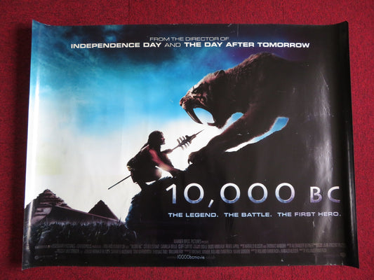 10,000 BC UK QUAD (30"x 40") ROLLED POSTER STEVEN STRAIT CAMILLA BELLE 2008 - Rendezvous Cinema