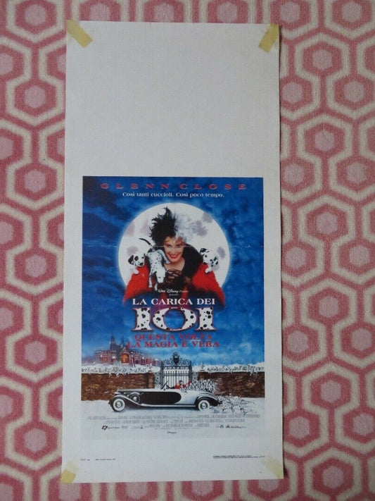 101 DALMATIONS ITALIAN LOCANDINA (27.5"x13") POSTER GLENN CLOSE DISNEY 1996 - Rendezvous Cinema