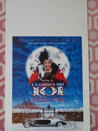 101 DALMATIONS ITALIAN LOCANDINA (27.5"x13") POSTER GLENN CLOSE DISNEY 1996 - Rendezvous Cinema