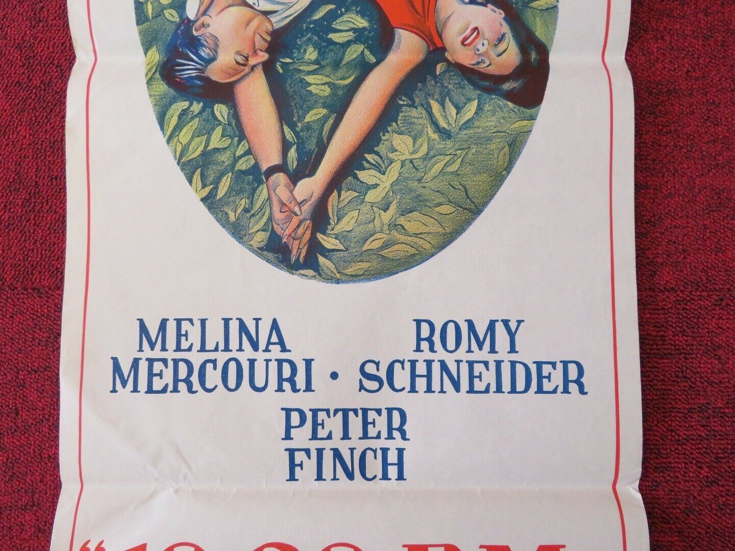 10.30 P.M SUMMER FOLDED AUSTRALIAN DAYBILL POSTER MELINA MERCOURI 1966 - Rendezvous Cinema