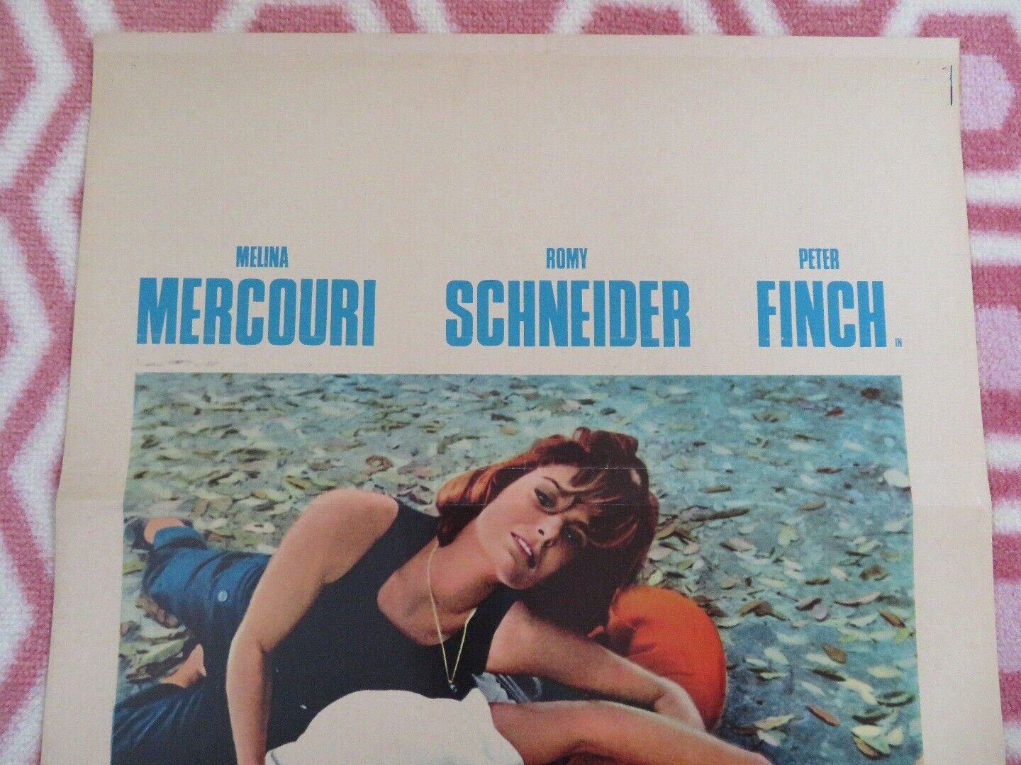 10:30 P.M. Summer ITALIAN (28"x13") POSTER MELINA MERCOURI PETER FLINCH 1966 - Rendezvous Cinema