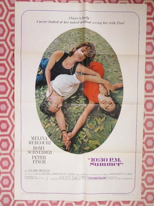 10:30 P.M SUMMER ONE SHEET POSTER MELINA MERCORURI ROMY SCHNEIDER 1966 - Rendezvous Cinema