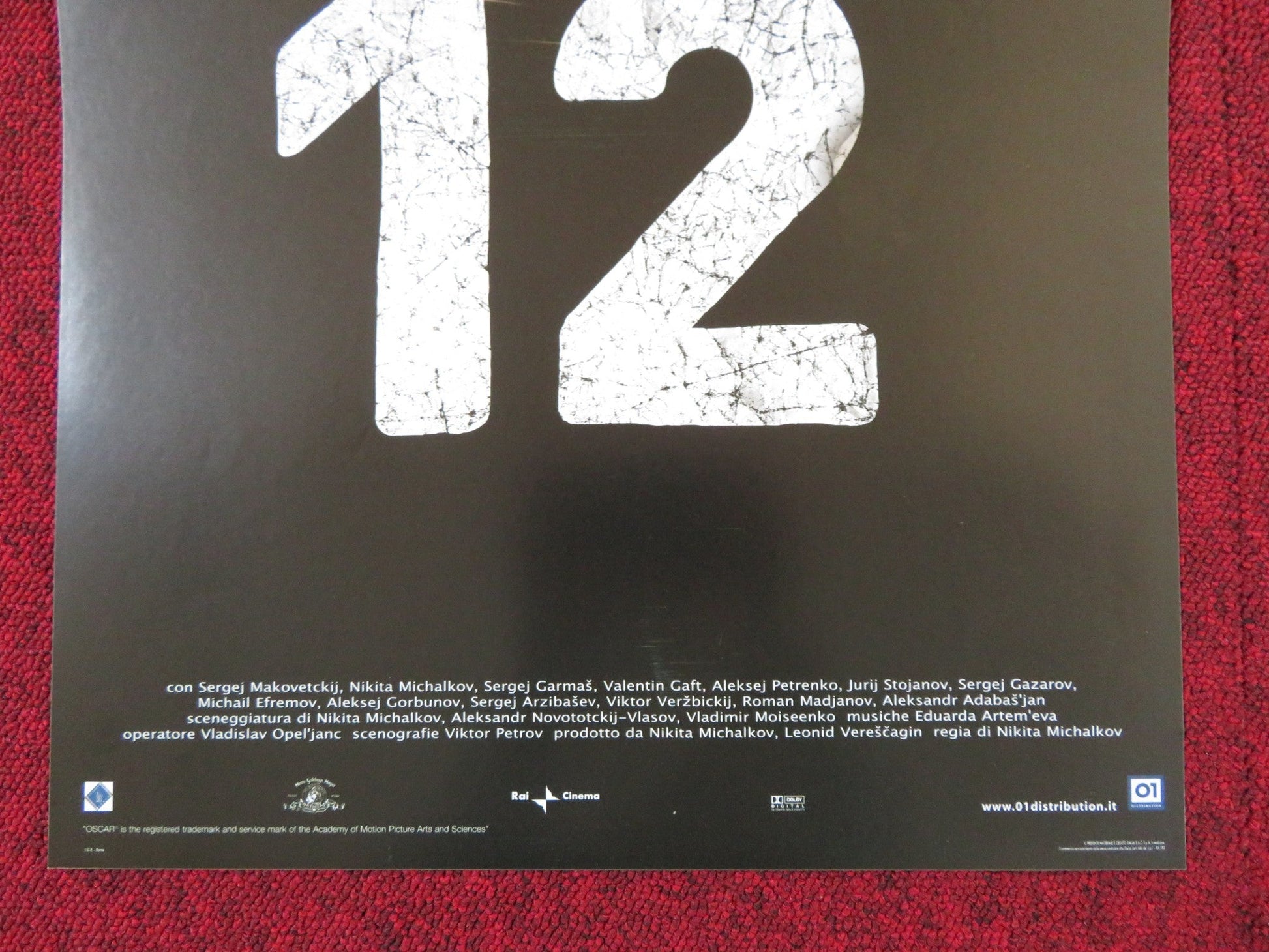 12 ITALIAN LOCANDINA POSTER SERGEY MAKOVETSKIY NIKITA MICHALKOV 2007 - Rendezvous Cinema