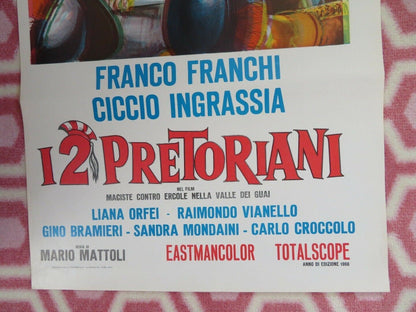 12 PRETORIANI ITALIAN LOCANDINA (28"x 13") POSTER KIRK MORRIS 1961 - Rendezvous Cinema