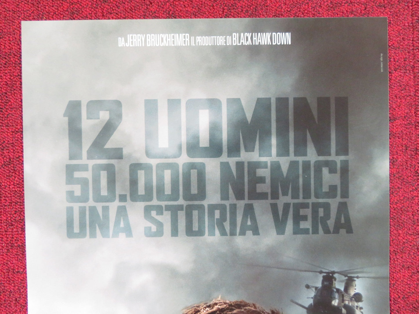 12 STRONG ITALIAN LOCANDINA POSTER CHRIS HEMSWORTH MICHAEL PENA 2018 - Rendezvous Cinema