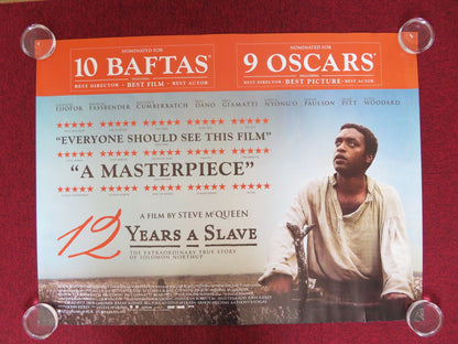 12 YEARS A SLAVE - B UK QUAD (30"x 40") ROLLED POSTER CHIWETEL EJIOFOR 2013 - Rendezvous Cinema