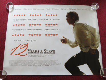 12 YEARS A SLAVE UK QUAD ROLLED POSTER CHIWETEL EJIOFOR DWIGHT HENRY 2013 - Rendezvous Cinema