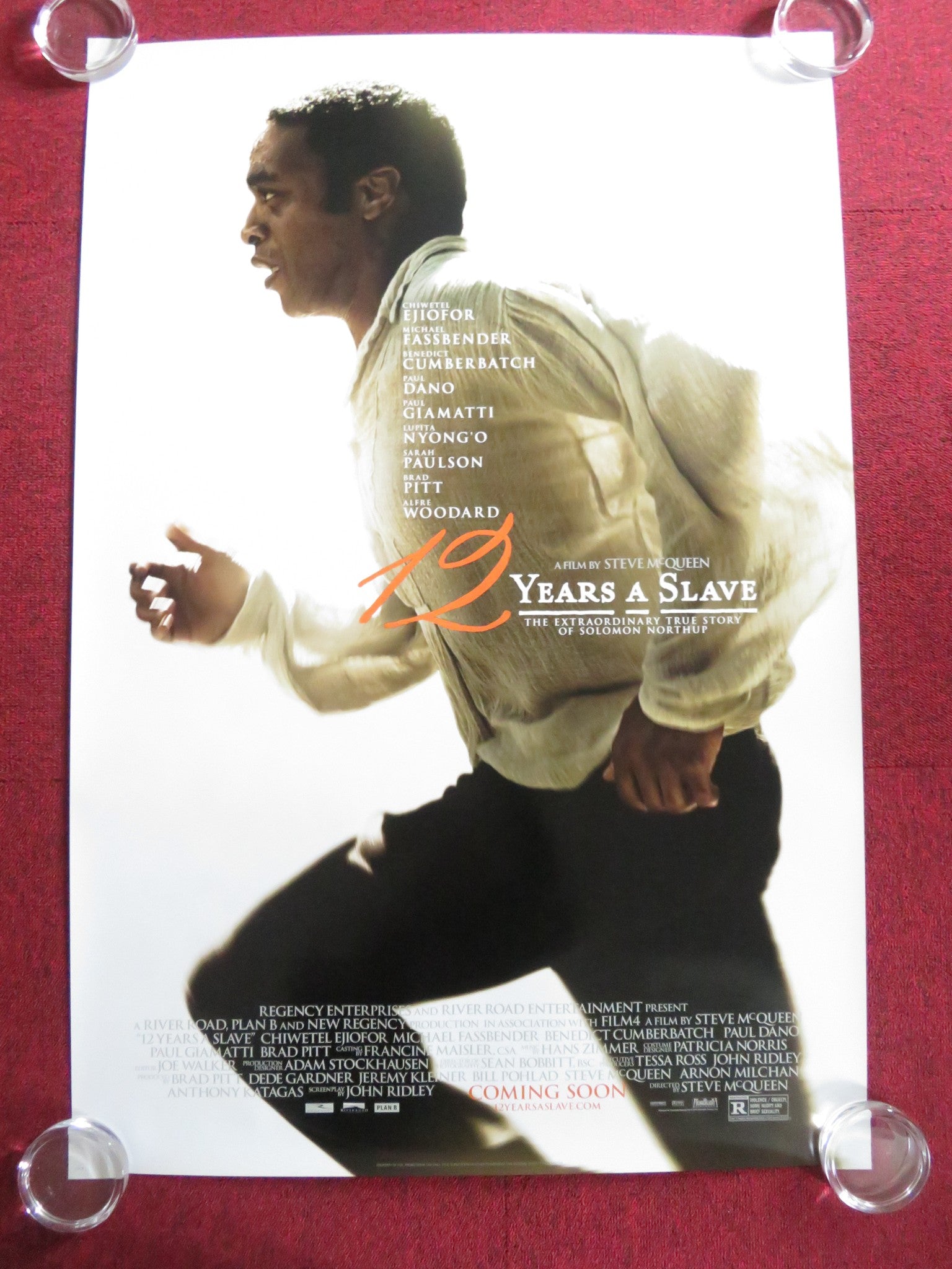 12 YEARS A SLAVE US ONE SHEET ROLLED POSTER CHIWETEL EJIOFOR DWIGHT HENRY 2013 - Rendezvous Cinema