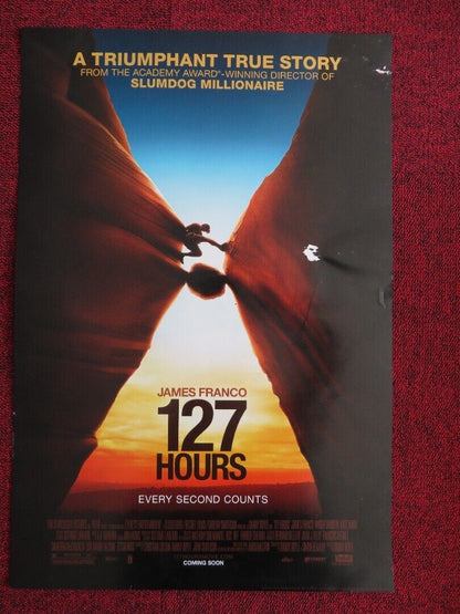 127 HOURS U.S MINI (20"x 13.5") POSTER JAMES FRANCO DANNY BOYLE 2010 - Rendezvous Cinema