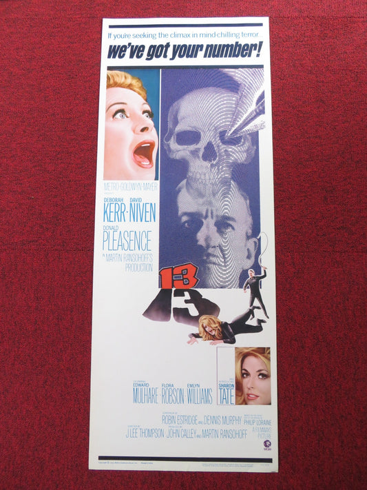 13 / EYE OF THE DEVIL US INSERT (14"x 36") POSTER NIVEN PLEASENCE TATE 1966 - Rendezvous Cinema