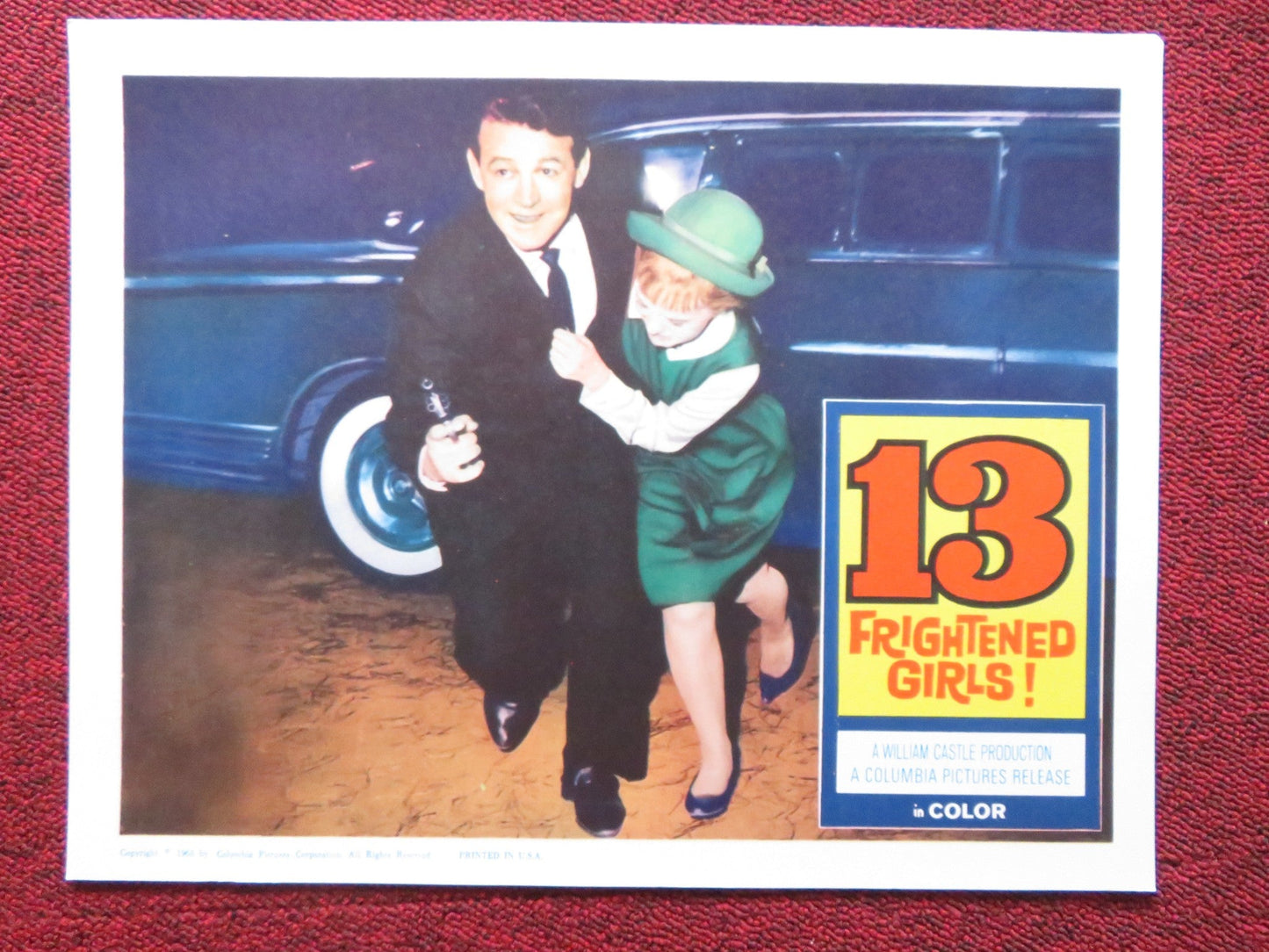 13 FRIGHTENED GIRLS US LOBBY CARD FULL SET MURRAY HAMILTON JOYCE TAYLOR 1963 - Rendezvous Cinema