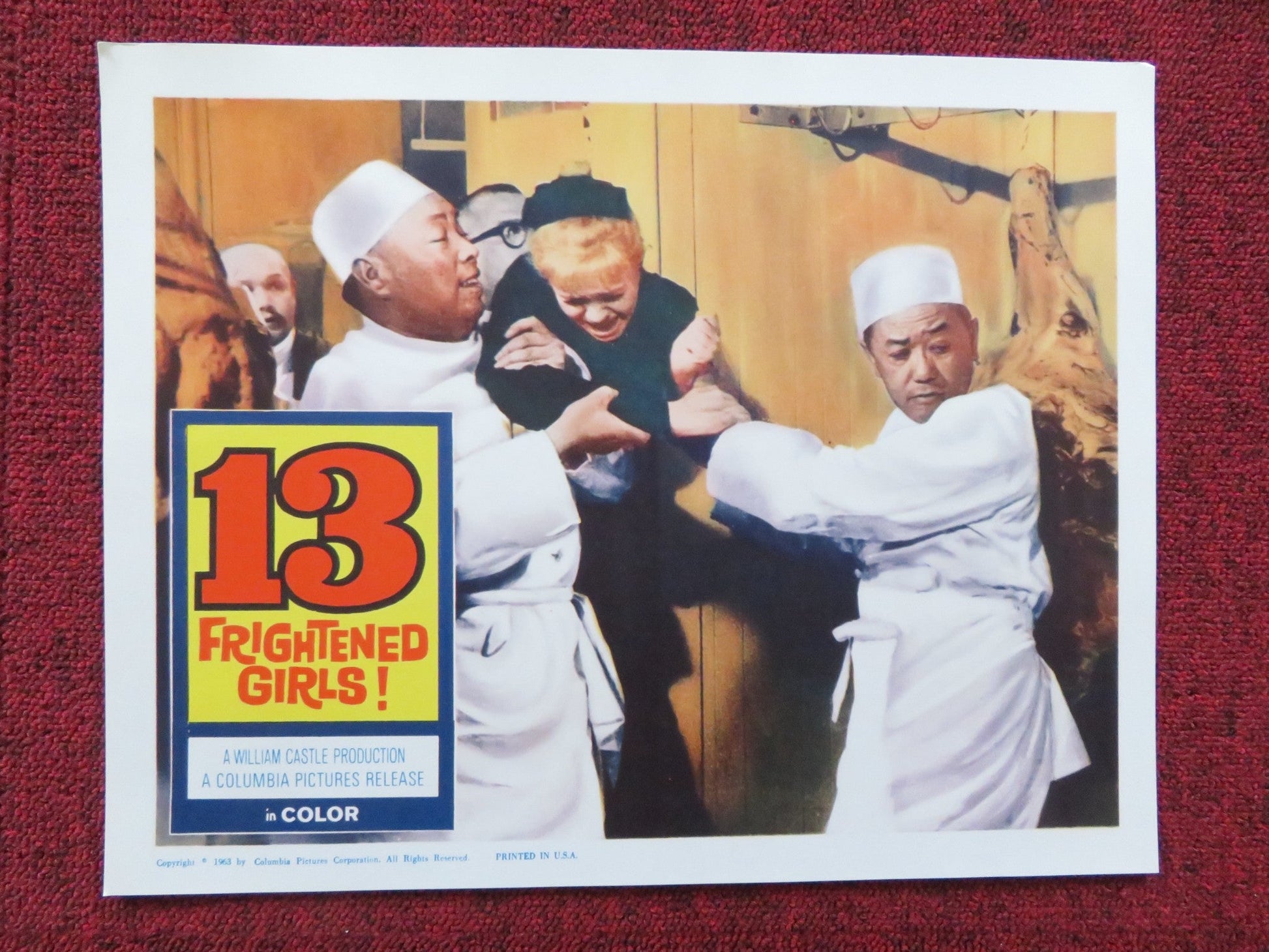 13 FRIGHTENED GIRLS US LOBBY CARD FULL SET MURRAY HAMILTON JOYCE TAYLOR 1963 - Rendezvous Cinema