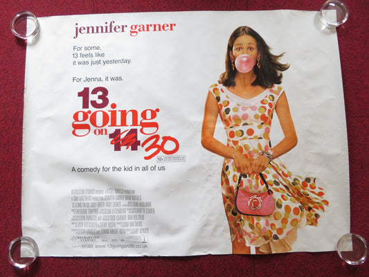 13 GOING ON 30 UK QUAD (30"x 40") ROLLED POSTER JENNIFER GARNER M. RUFFALO 2004 - Rendezvous Cinema