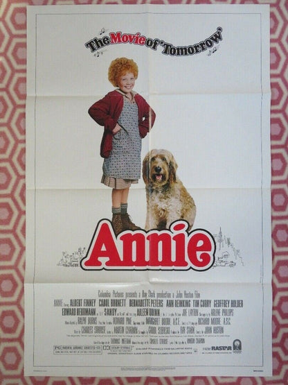 ANNIE US ONE SHEET POSTER TIM CURRY ALBERT FINNEY EDWARD HERRMANN '82