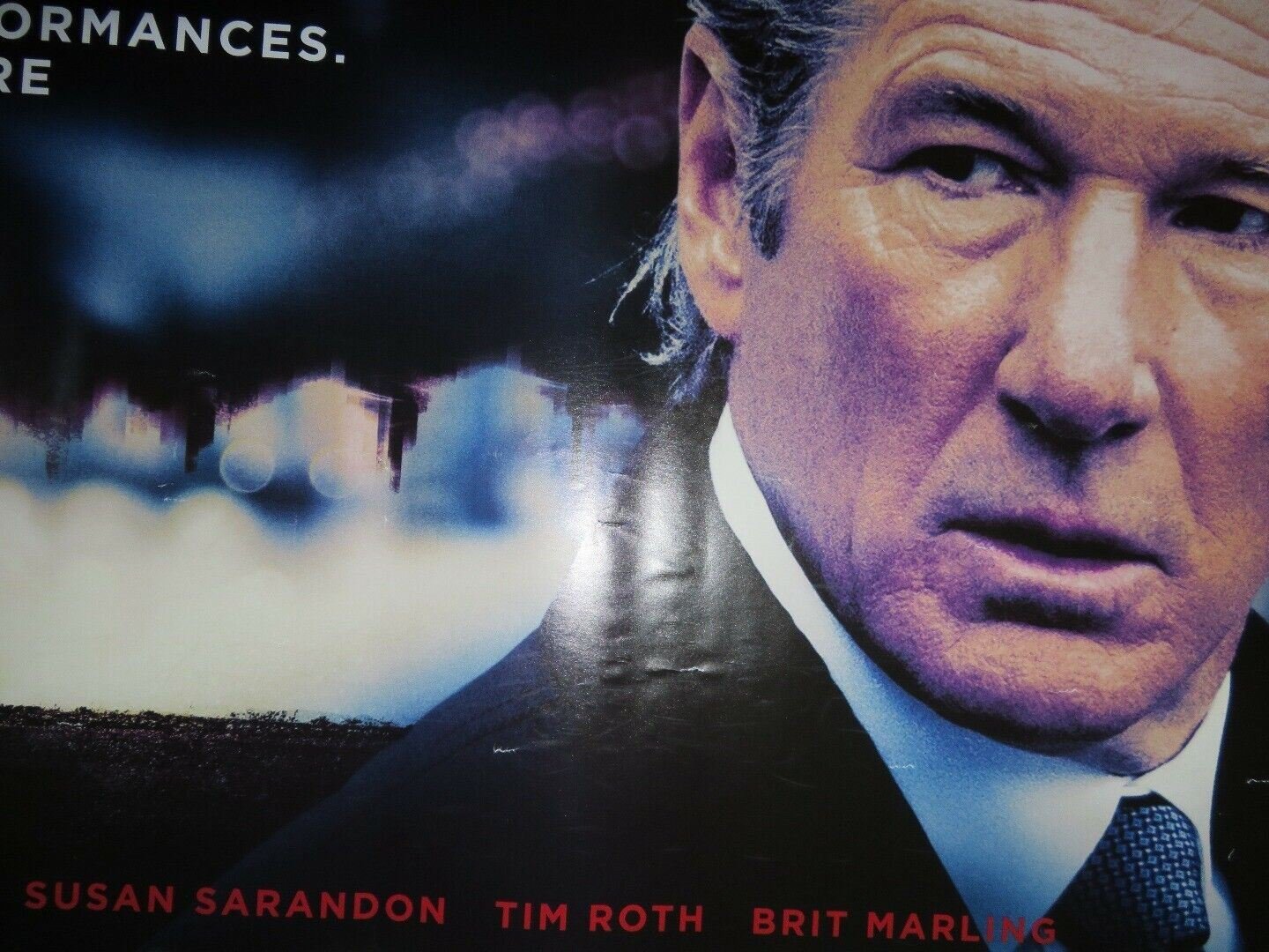 ARBITRAGE BRITISH QUAD (30"x 40") ROLLED POSTER RICHARD GERE TIM ROTH 2012