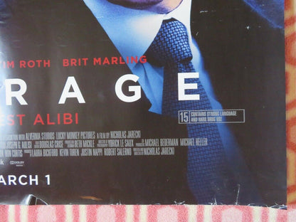 ARBITRAGE BRITISH QUAD (30"x 40") ROLLED POSTER RICHARD GERE TIM ROTH 2012