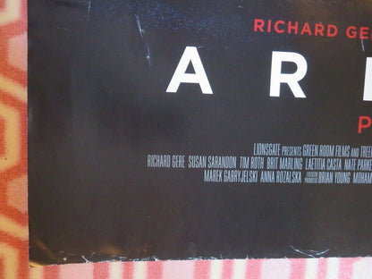 ARBITRAGE BRITISH QUAD (30"x 40") ROLLED POSTER RICHARD GERE TIM ROTH 2012