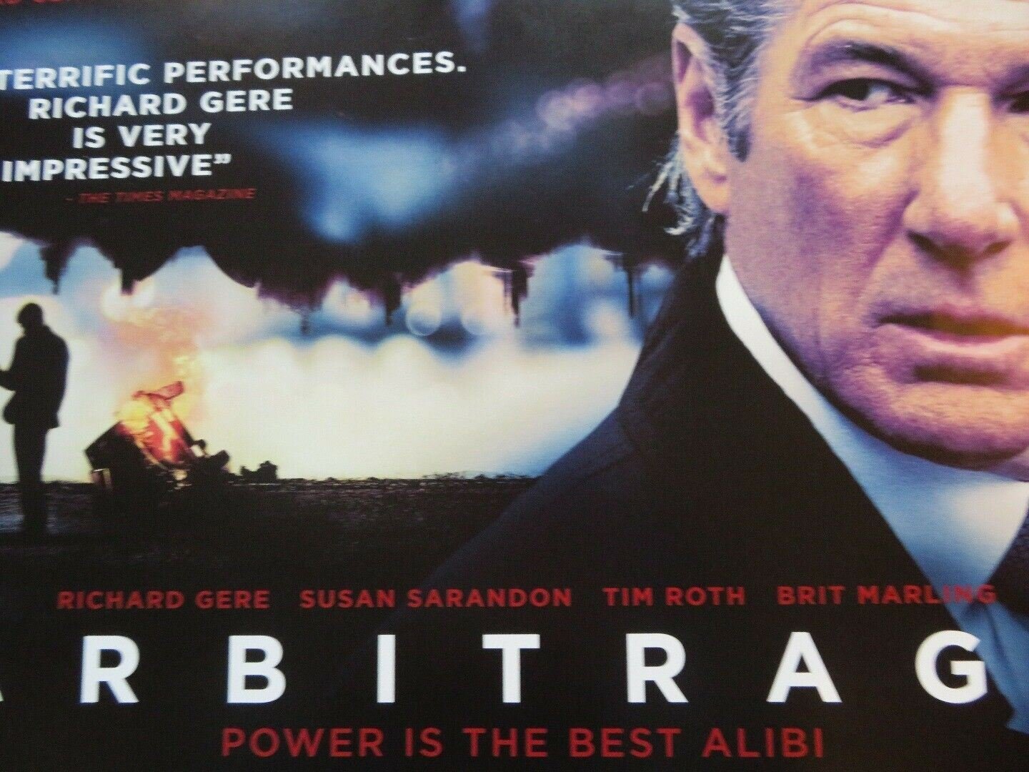 ARBITRAGE QUAD (30"x 40") ROLLED POSTER RICHARD GERE SUSAN SARANDON TIM ROTH '12