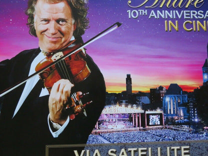 ANDRE RIEU'S 10TH ANNIVERSARY CONCERT LIVE QUAD (30"x 40") ROLLED POSTER 2014