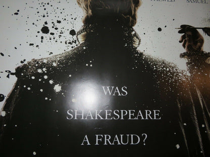 ANONYMOUS QUAD (30"x 40") ROLLED POSTER VENESSA REDGRAVE JOELY RICHARDSON 2011