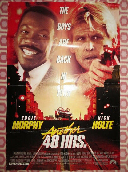 ANOTHER 48 HRS  US ONE SHEET POSTER EDDIE MURPHY NICK NOLTE W.HILL