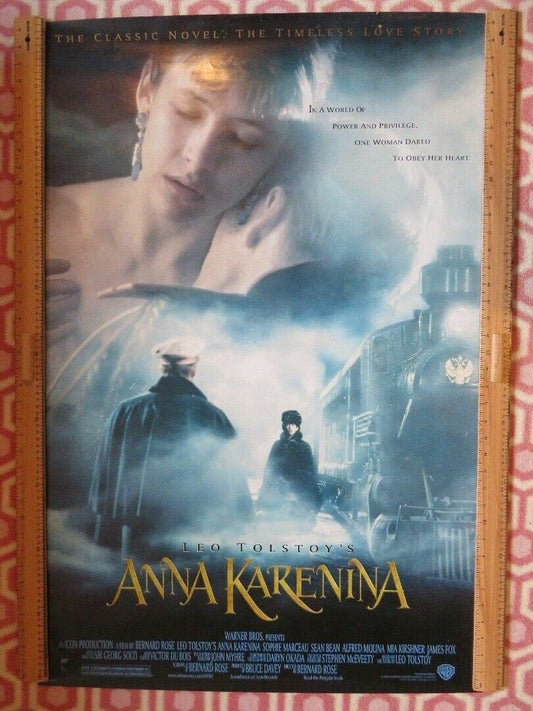 ANNA KARENINA US ONE SHEET  ROLLED POSTER LEO TOLSTROY SEAN BEAN 1997