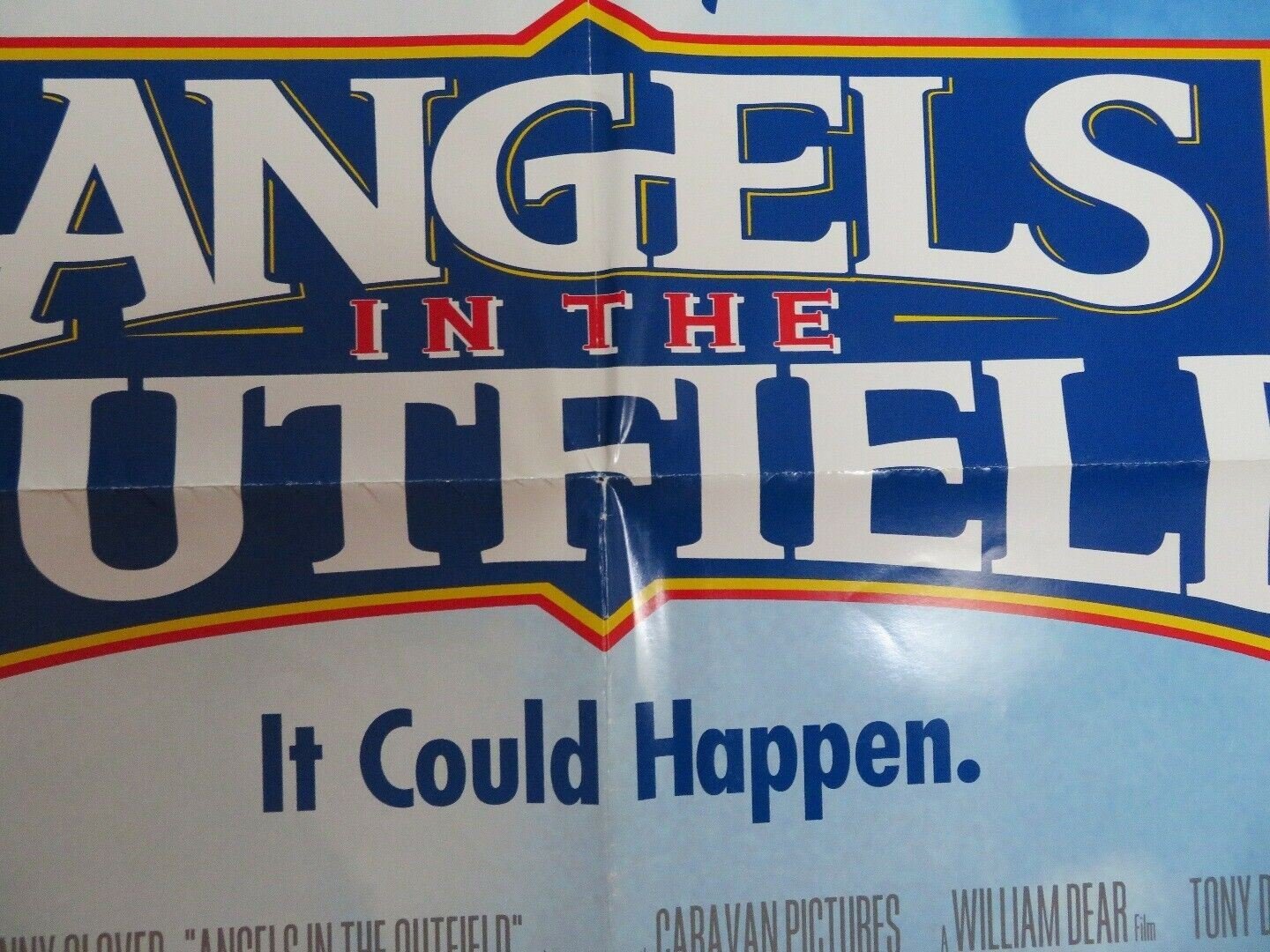 ANGELS IN THE OUTFIELD ONE SHEET POSTER DISNEY DANNY GLOVER 1994