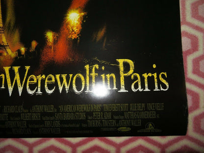 AN AMERICAN WEREWOLF IN PARIS US ONE SHEET ROLLED POSTER 1997