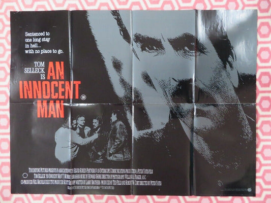 AN INNOCENT MAN QUAD (30" x 40") POSTER TOM SHELLECK 1989