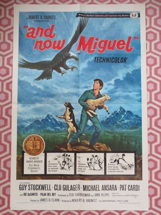 AND NOW MIGUEL US ONE SHEET POSTER GUY STOCKWELL  1966