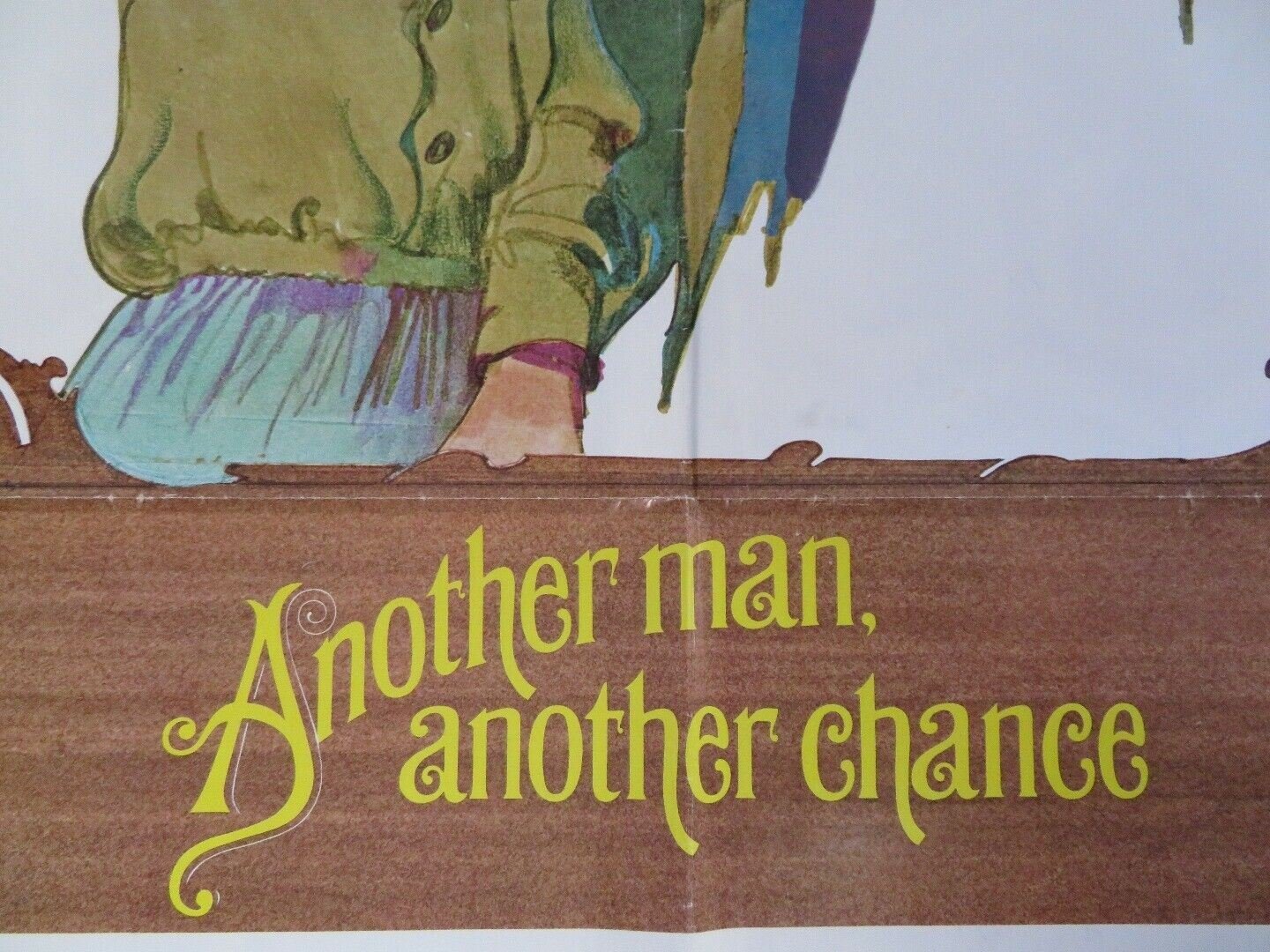 ANOTHER MAN , ANOTHER CHANCE US ONE SHEET POSTER JAMES CAAN 1977