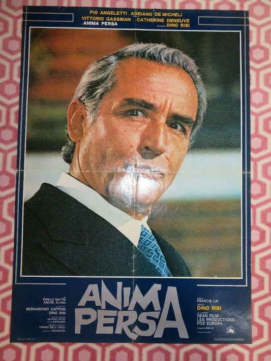 ANIM PERSA / The Forbidden Room ITALIAN FOGLIO POSTER VITTORIO GASSMAN 1977