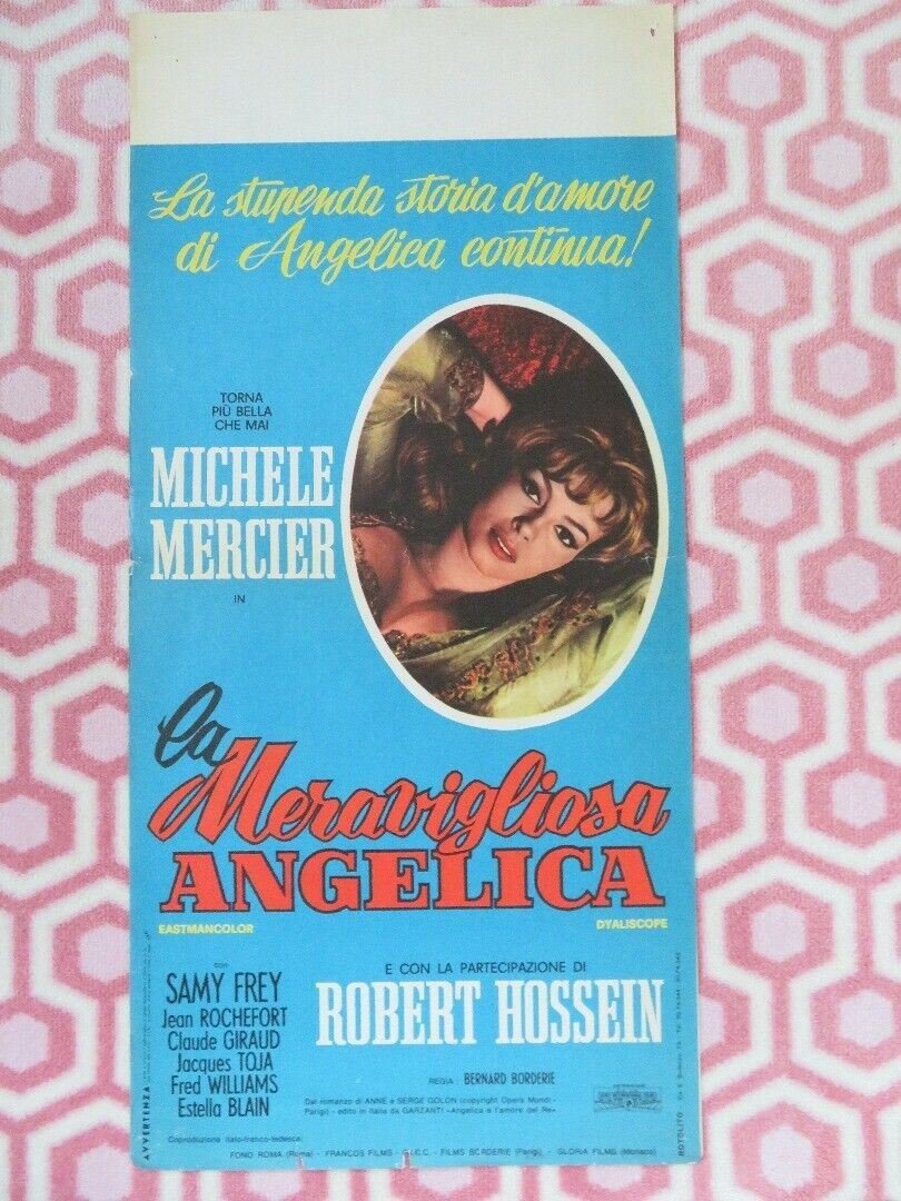 ANGELIQUE AND THE KING ITALIAN LOCANDINA (27.5"x 13") POSTER MICHELE MERCIER '66