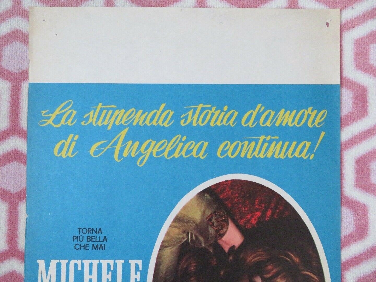 ANGELIQUE AND THE KING ITALIAN LOCANDINA (27.5"x 13") POSTER MICHELE MERCIER '66