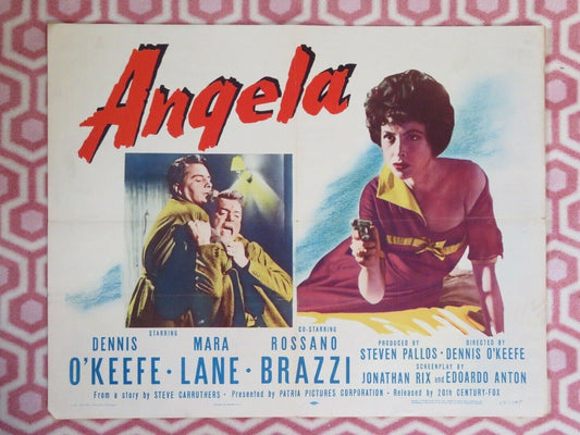 ANGELA US HALF SHEET (22"x 28") POSTER DENNIS O'KEEFE MARA LANE 1954