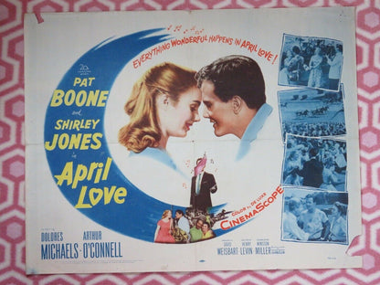 APRIL LOVE US HALF SHEET (22"x 28") POSTER PAT BOONE SHIRLEY JONES 1957