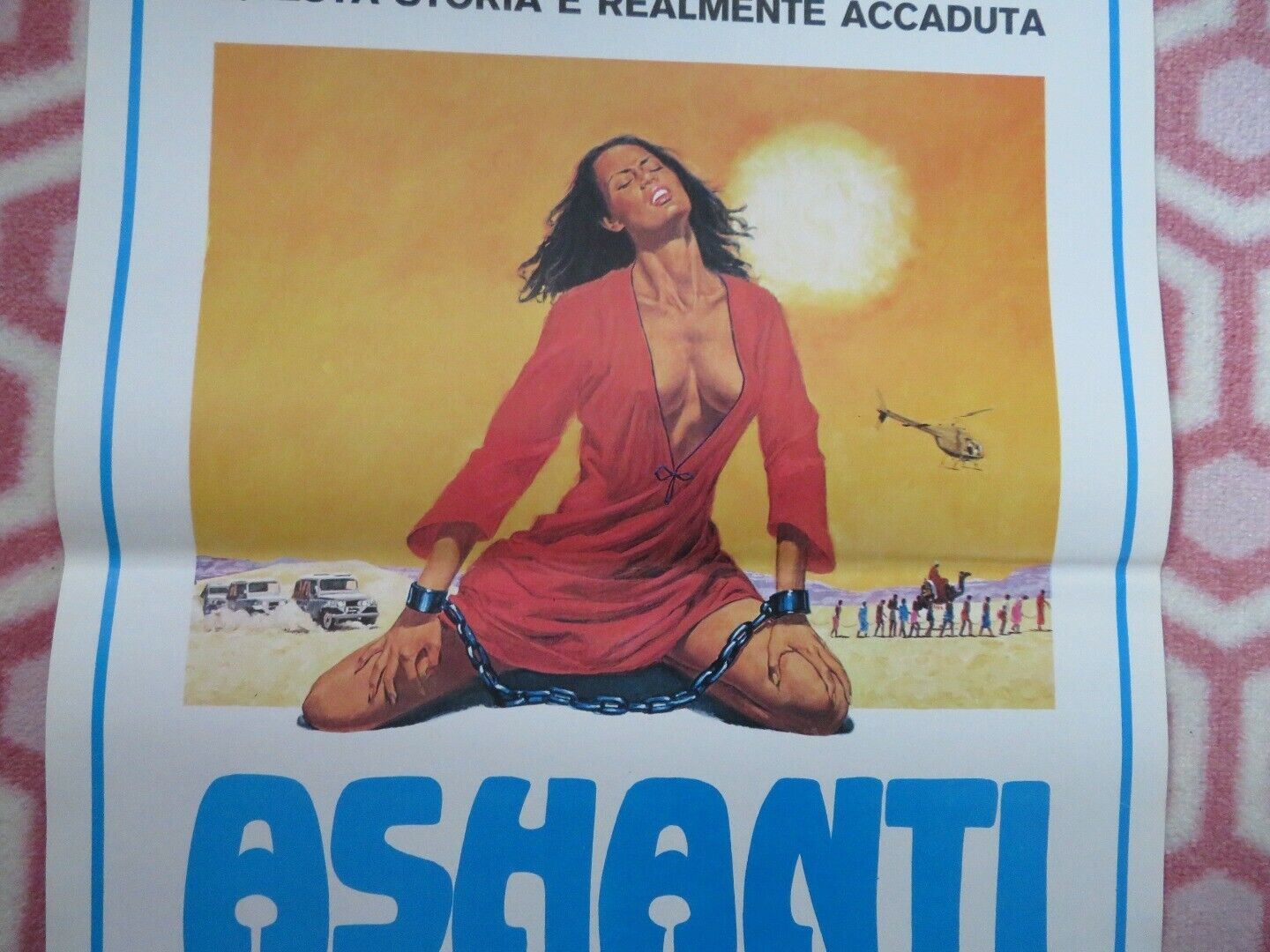 ASHANTI  ITALIAN LOCANDINA (27.5"x13") POSTER MICHAEL CAINE 1979