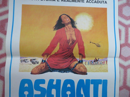 ASHANTI  ITALIAN LOCANDINA (27.5"x13") POSTER MICHAEL CAINE 1979