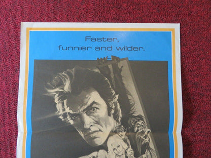 ANY WHICH WAY YOU CAN FOLDED AUSTRALIAN DAYBILL POSTER  Clint Eastwood 1980